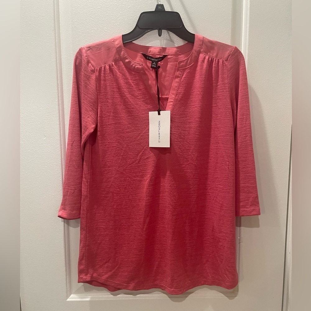 NEW…41 Hawthorne V-Neck Blouse - Picture 3 of 4